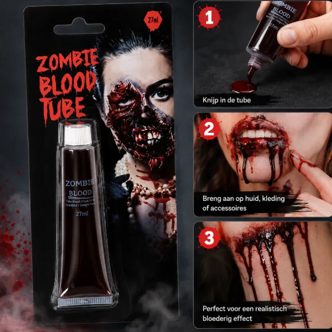 Nepbloed Halloween zombie rood 28ml
