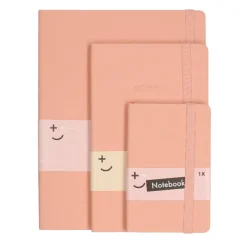 Notitieboek glitter roze A6