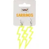 Oorbellen flash neon geel