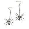 Oorbellen Halloween spin zwart