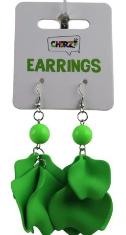 Oorbellen neon groen