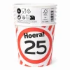 Papieren bekers 25 jaar verkeersbord 250ml 8St