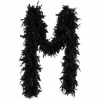 Party boa veren zwart