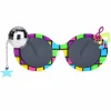 Partybril disco meerkleurig