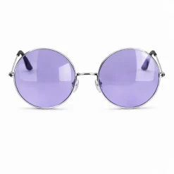 Partybril hippie XL paars