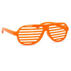 Partybril shutter oranje