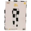 Party Legging zwart wit geblokt - one size