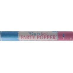 Party Popper gender reveal - blauw