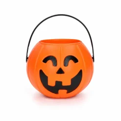 Pompoen emmertje Halloween oranje