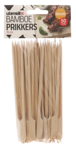 Prikkers bamboe 15cm 50 stuks