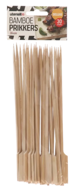 Prikkers bamboe 20cm 30 suks