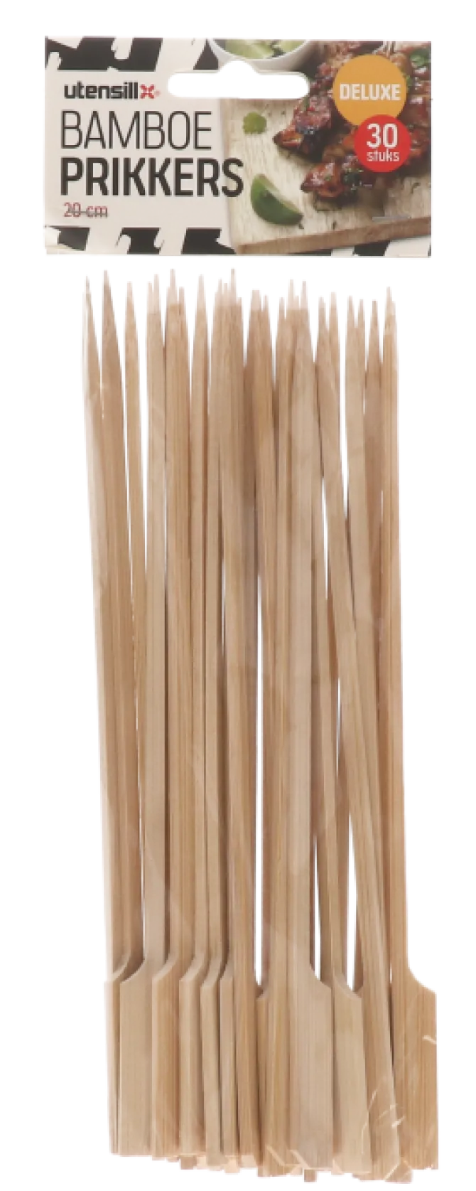 Prikkers bamboe 20cm 30 suks