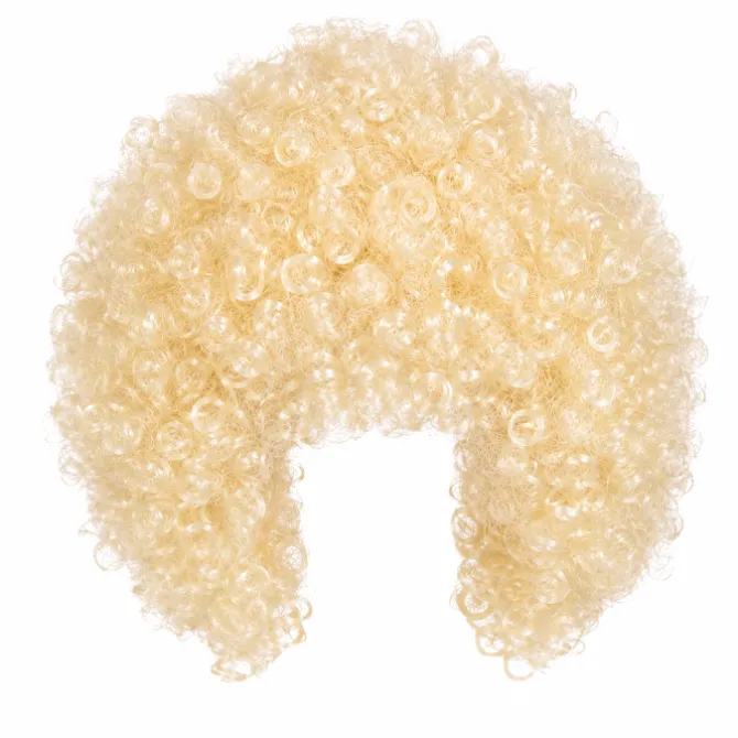Pruik big blondie krullen blond