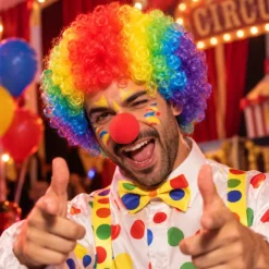 Pruik crazy clown