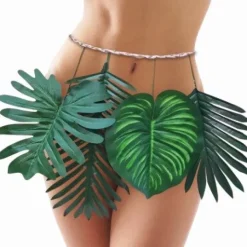 Riem Hawaii bladeren groen