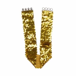 Riem pailletten goud - 110cm