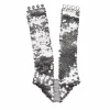 Riem pailletten zilver - 110cm