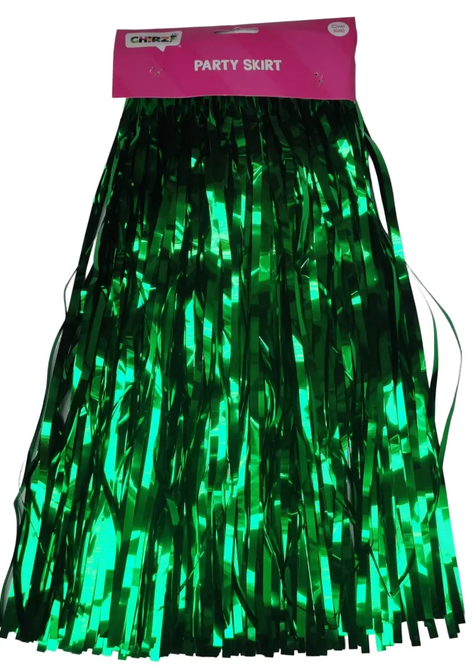 Rokje glitter groen one size