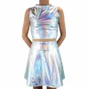 Rokje metallic iriserend M/L