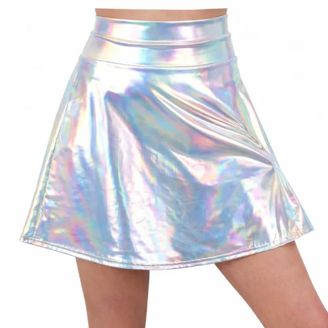 Rokje metallic iriserend M/L