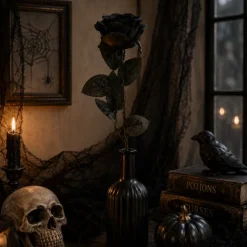 Roos Halloween zwart
