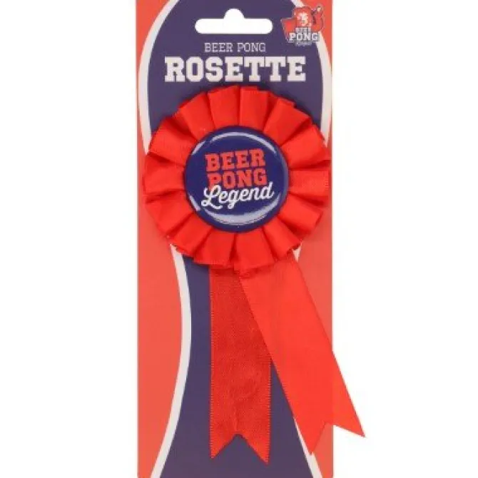Rozet Beer pong rood/blauw