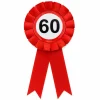 Rozet 60 jaar rood/wit
