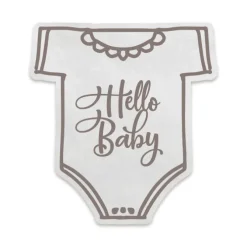 Servetten babyromper beige - 16 stuks