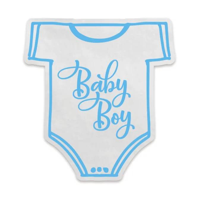 Servetten babyromper blauw - 16 stuks