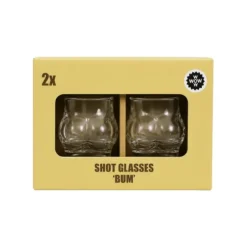 Shotglaasjes Billen - 2 stuks