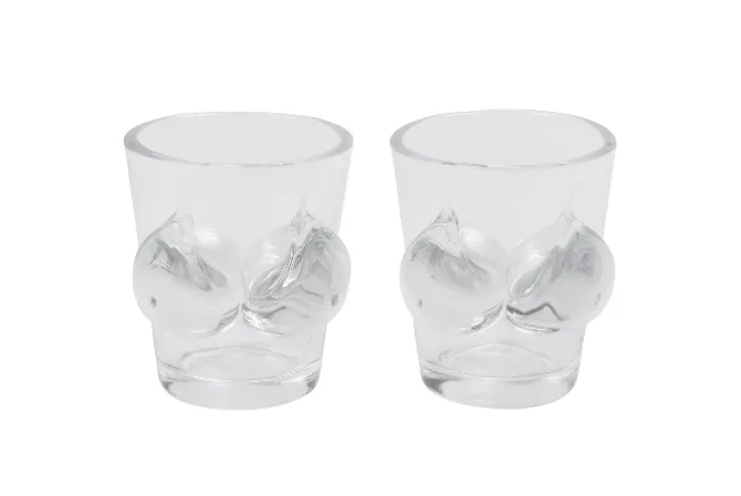 Shotglazen borsten - 2 stuks