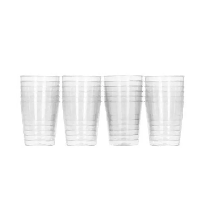 Shotglazen plastic transparant 20 ml - 24 stuks