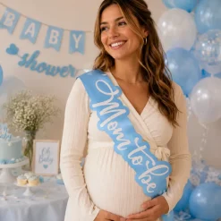 Sjerp Mom to be blauw