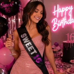 Sjerp Sweet 16 zilver/roze/zwart