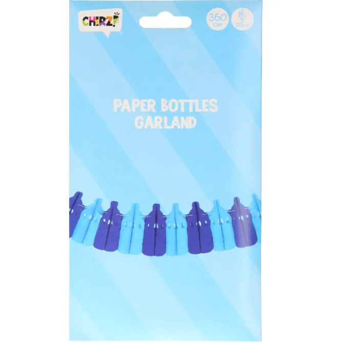 Slinger babyfles blauw