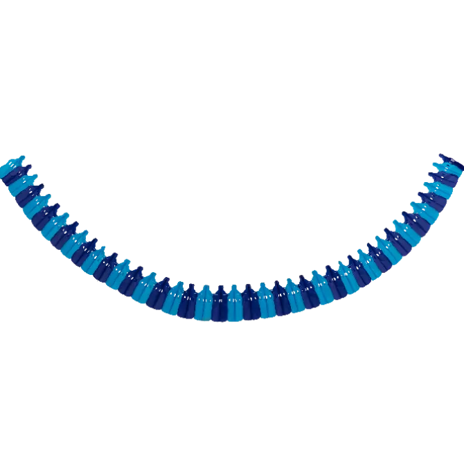 Slinger babyfles blauw