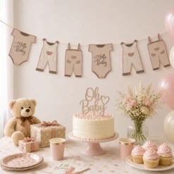 Slinger beige babyrompers (5 meter)