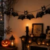 Slinger Halloween vleermuis skelet zwart 5m