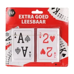 Speelkaarten extra goed leesbaar