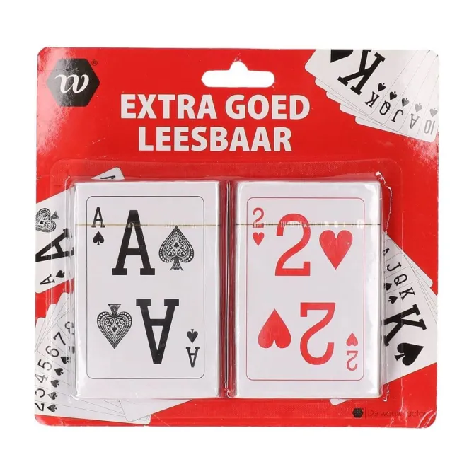 Speelkaarten extra goed leesbaar