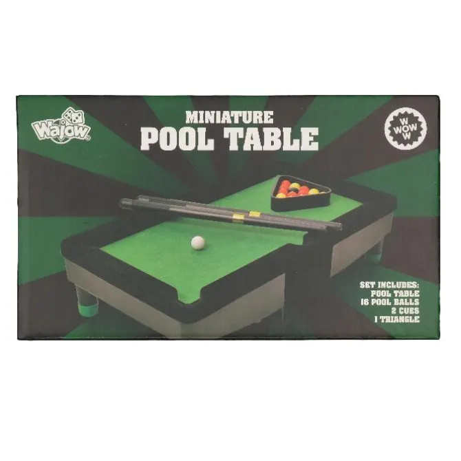 Spel miniature pool tafel