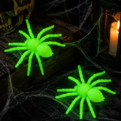 Spinnen Halloween groot glow in the dark