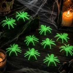 Spinnen Halloween klein glow in the dark