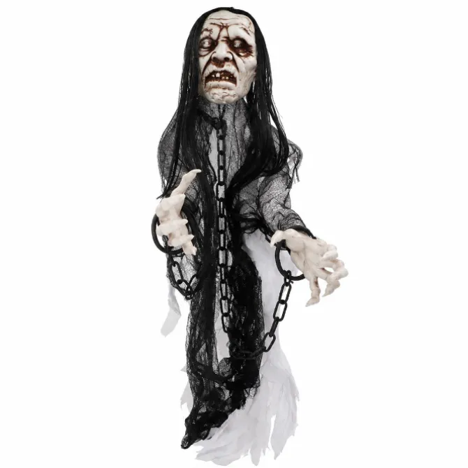 Spook Halloween hangend licht en geluid