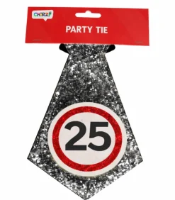 Stropdas 25 jaar verkeersbord