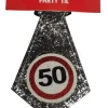 Stropdas 50 jaar verkeersbord