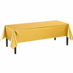 Tafelkleed folie goud 274cm x 137cm