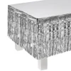 Tafelrok folie zilver 34cm x 6m