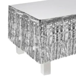 Tafelrok folie zilver 34cm x 6m