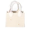 Tas crochet beige